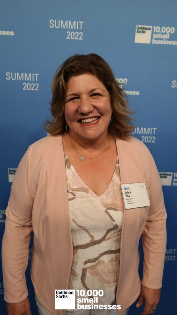 Jolene Risch at 10,000 Small Business Summit by Goldman Sachs